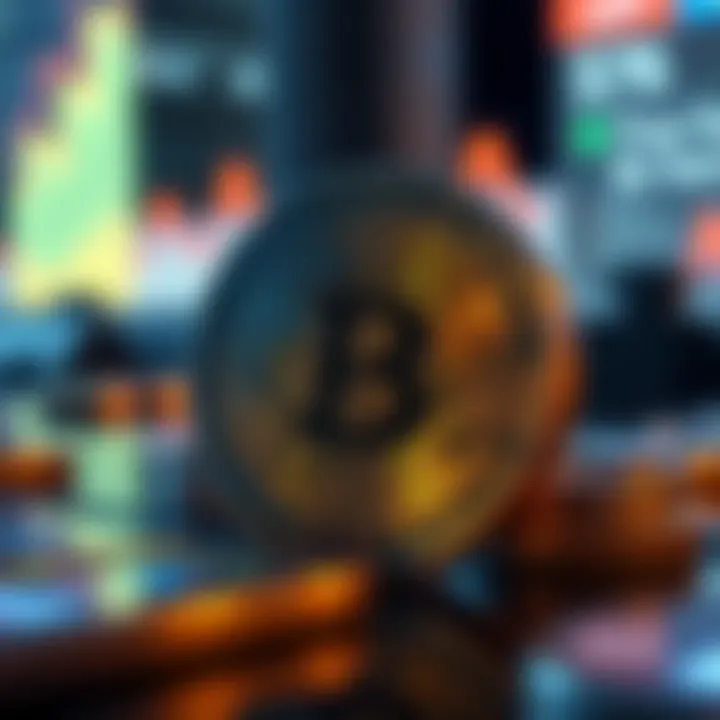 Visual representation of cryptocurrency rewards