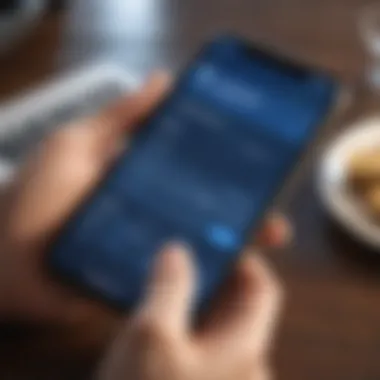 Navigating the Coinbase Wallet Interface Diagram of the Coinbase wallet interface
