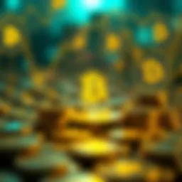 A detailed infographic illustrating the concept of cryptocurrency airdrops and their benefits.