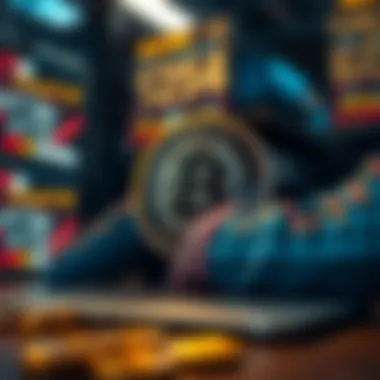 Infographic detailing business models of cryptocurrency companies