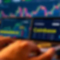 Comparison of Binance and Coinbase user interfaces