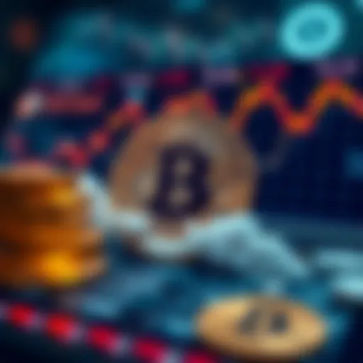 Graphical representation of Bitcoin market trends