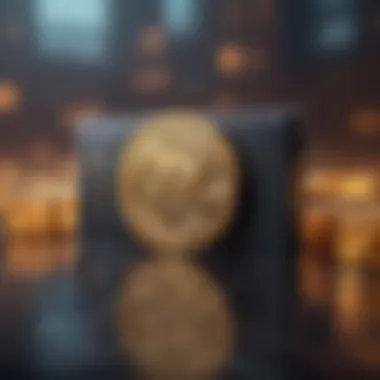 Secure Cryptocurrency Wallet Illustration of a secure wallet for storing cryptocurrency