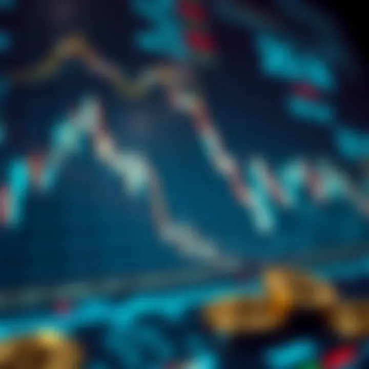 Cryptocurrency Market Dynamics Graph depicting cryptocurrency market trends