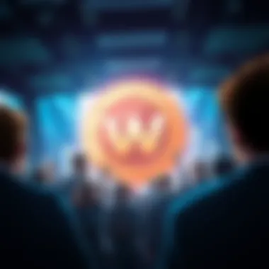 The Community Behind Winklink Coin Community engagement illustration
