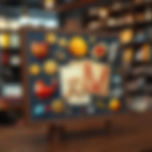 Digital canvas showcasing unique NFT artwork