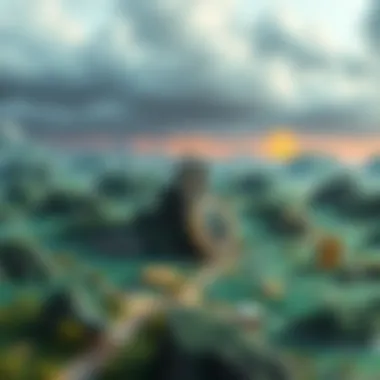 Cryptocurrency Landscape Overview Infographic depicting the cryptocurrency landscape