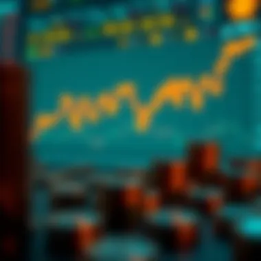 Visual representation of economic indicators impacting the crypto market