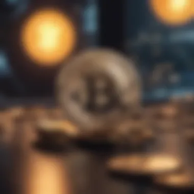 Cryptocurrency Education Unveiled Conceptual representation of cryptocurrency education
