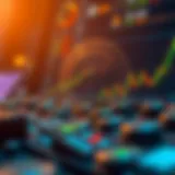 Conceptual illustration of Dom trading strategies in cryptocurrency