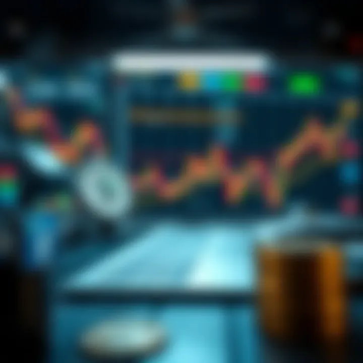 Visual representation of market analysis tools for traders