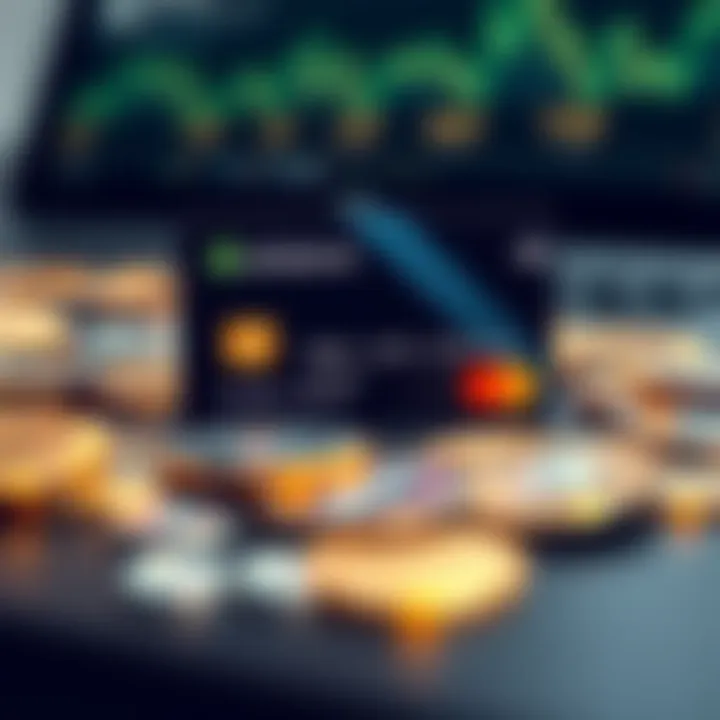 Illustration of credit card usage in trading