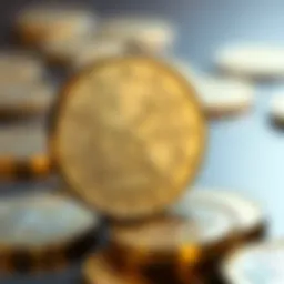 Detailed artwork of a euro coin showcasing cultural symbols
