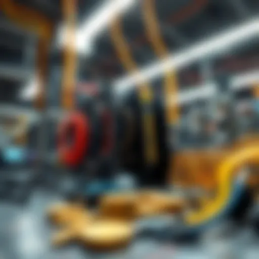 Technological setup for cryptocurrency mining