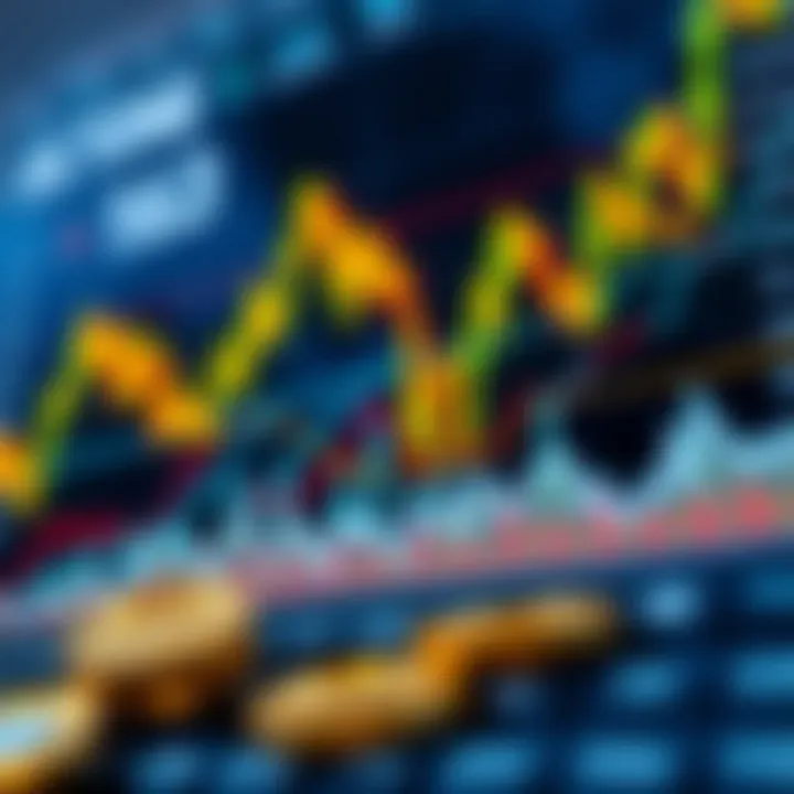 Graph showcasing cryptocurrency market trends and altcoin performance