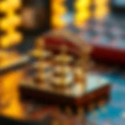 Illustration of blockchain technology structure