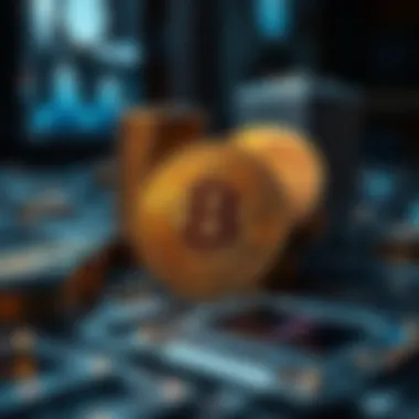 Technological Foundations of Cryptocurrencies Artistic representation of technological foundations of cryptocurrencies