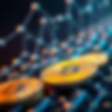 Innovations in Blockchain Technology An abstract representation of blockchain technology