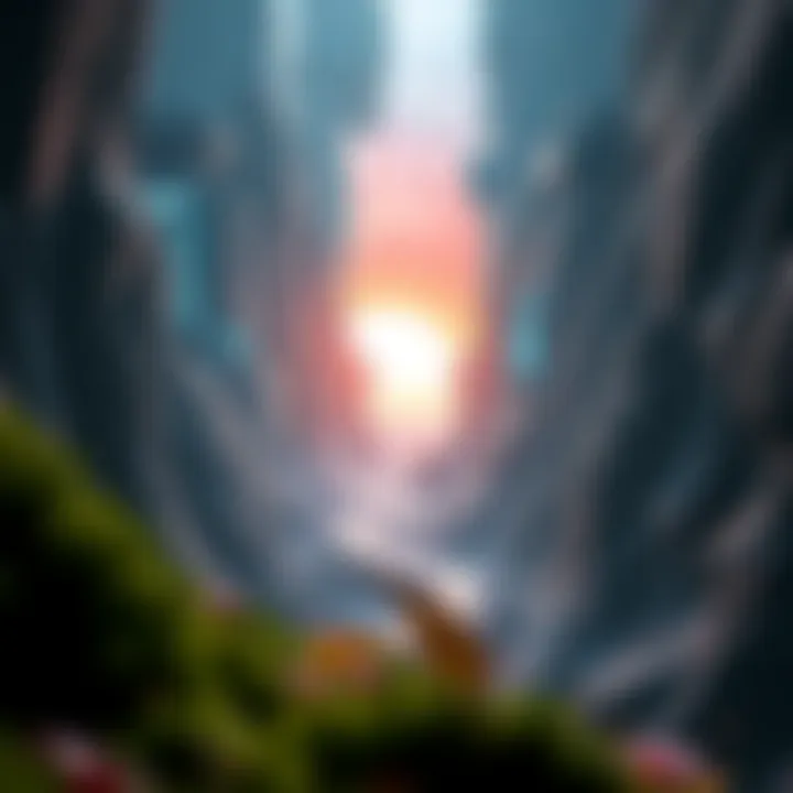 Futuristic Digital Landscape Futuristic digital landscape influenced by cryptocurrency innovations