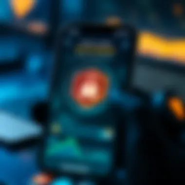Advanced Security Features in Mobile Crypto Wallets Secure mobile crypto wallet interface showcasing advanced security features