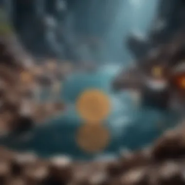 A visual representation of cryptocurrency mining pools