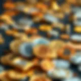 A visual representation of various cryptocurrency coins symbolizing diversity