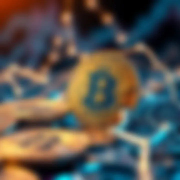 A futuristic depiction of the potential future of cryptocurrency investments
