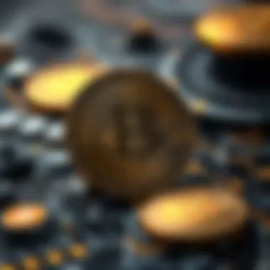 An illustration showing the technological foundations of cryptocurrencies