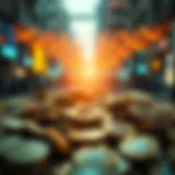 Visual representation of community-driven cryptocurrency benefits