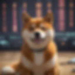 Shiba Inu cryptocurrency chart showcasing market trends