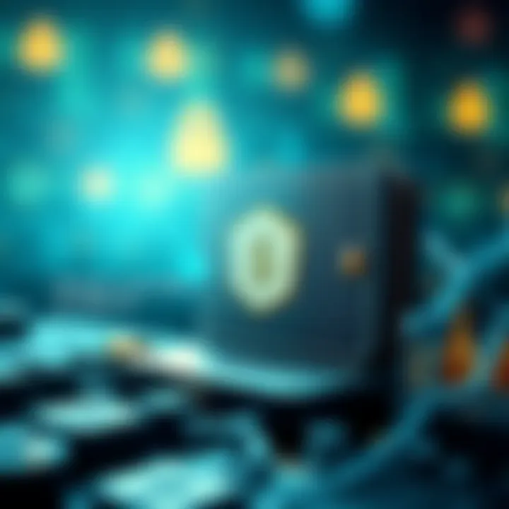 Illustration depicting the security features of the Wax Wallet