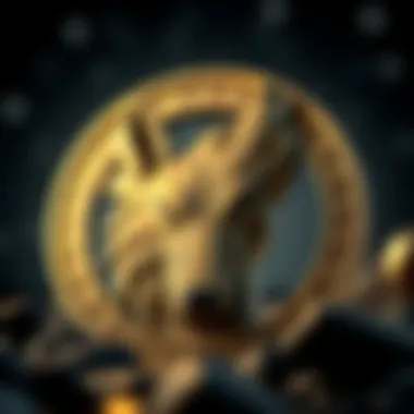 Wolf Coin Logo Design A visual representation of the Wolf Coin logo with a modern design.