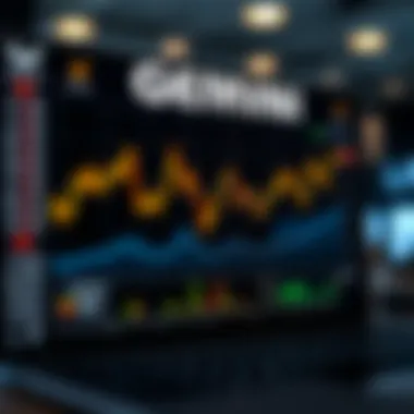 Gemini Trading Features Gemini exchange interface showcasing trading features