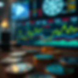 Visual representation of various cryptocurrency exchange platforms