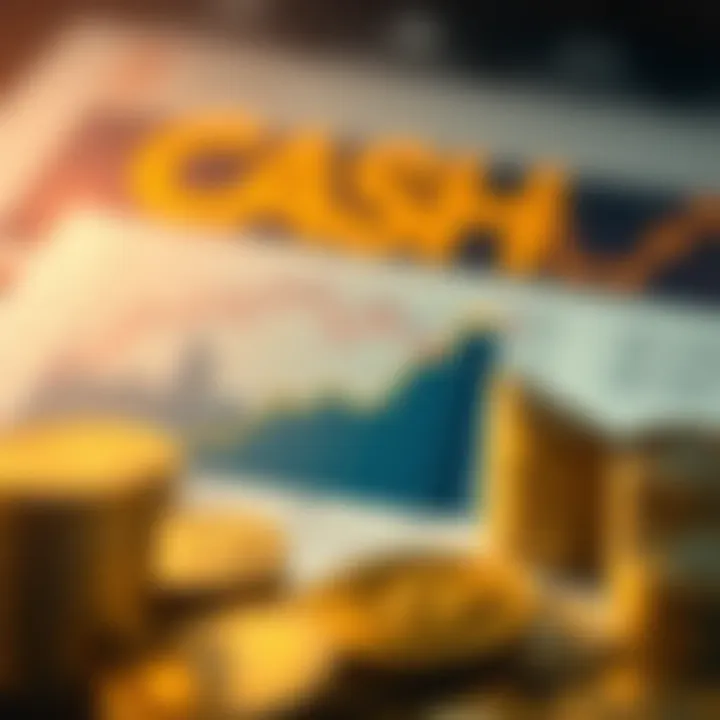 Market Analysis of Cash Out Methods Graph illustrating market trends for cryptocurrency cash out options