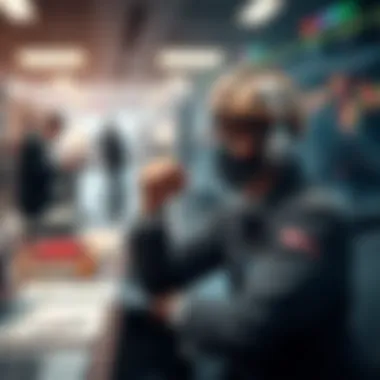 A conceptual illustration of decision-making in trading