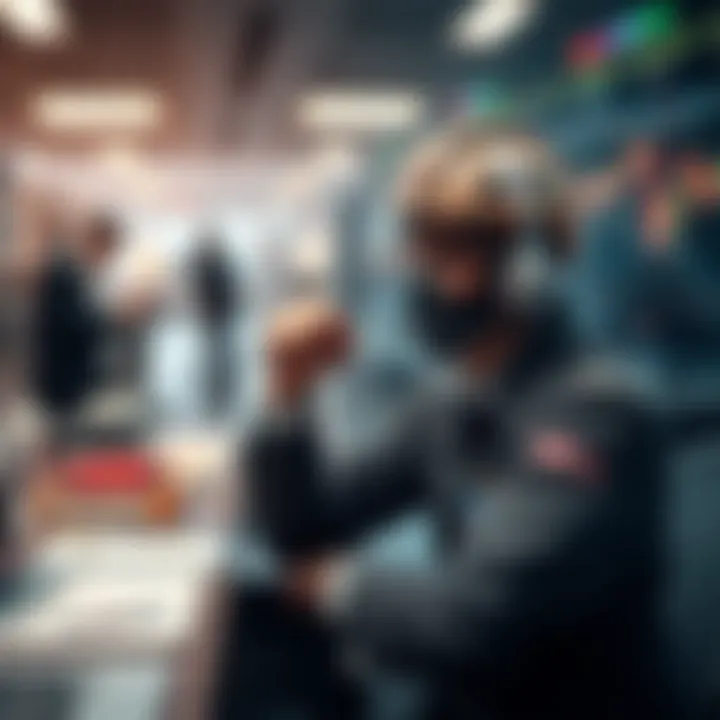 A conceptual illustration of decision-making in trading