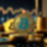 Conceptual representation of cryptocurrency tokens