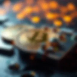 A futuristic digital currency concept