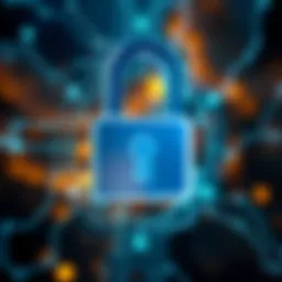 A digital lock symbolizing security in cryptocurrency