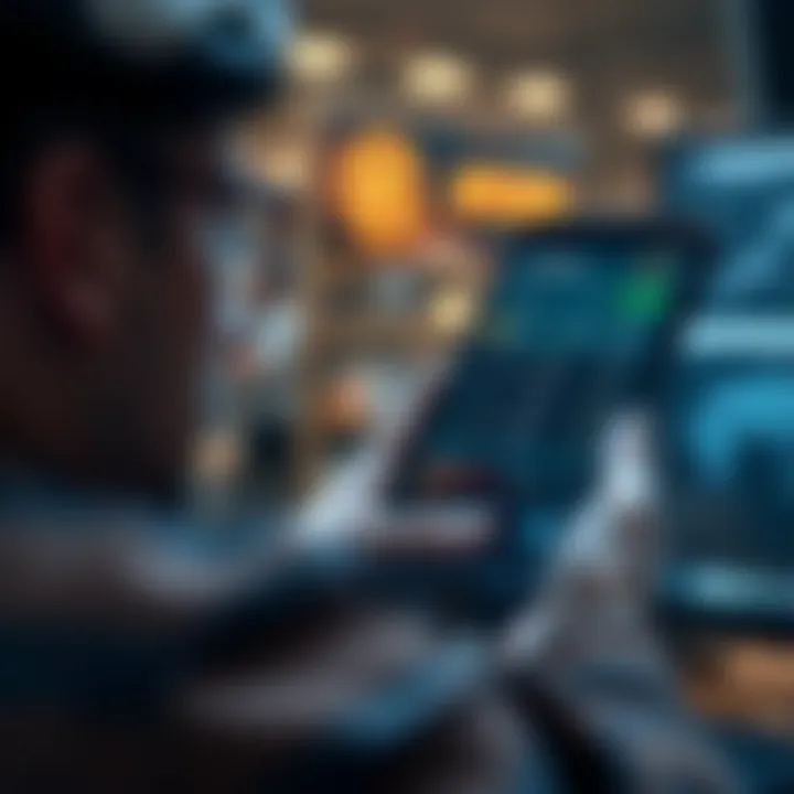 Illustration of user experience while navigating the Kraken Wallet App