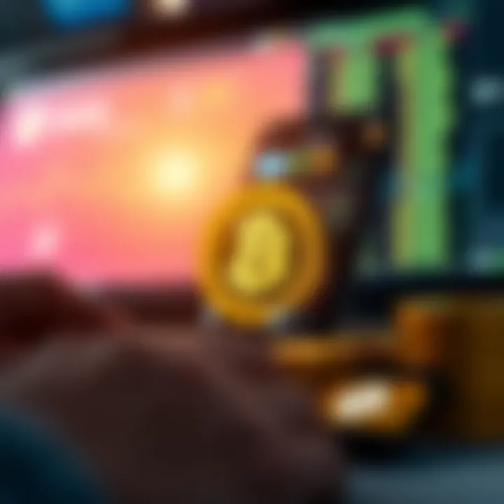 Experience of a Low-Fee Cryptocurrency Application User interface showcasing a low-fee cryptocurrency app
