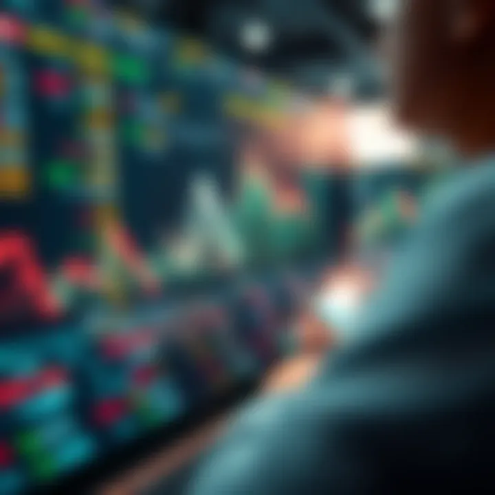 Market Behavior Analytics in ARK Trading Visualization of market behavior analytics with algorithms