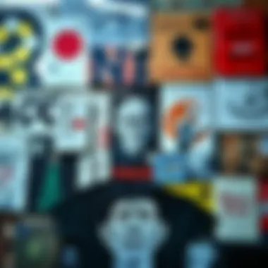 Murakami's Literature Meets Digital Innovation A collage featuring iconic Murakami book covers alongside digital NFT art, symbolizing the bridge between traditional and digital media.