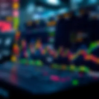 Dynamic Trading Interface with Algorithms Dynamic trading interface showcasing advanced algorithms in action
