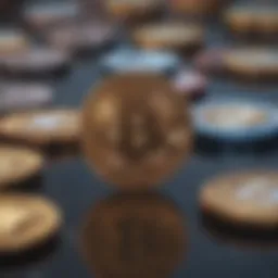 Visual representation of non-fungible tokens