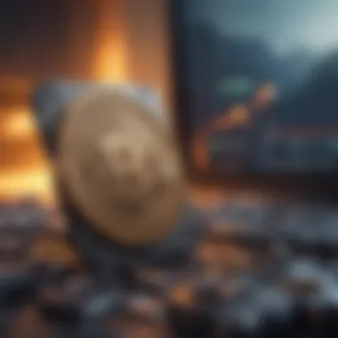 Mobile Mining Experience with Pi Core Coin Visual representation of Pi Core Coin mining on mobile devices