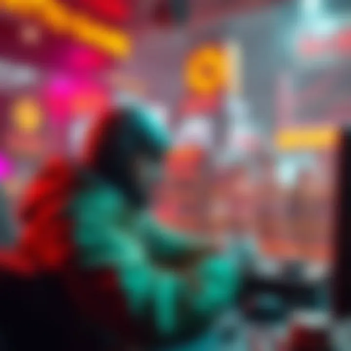 Market Dynamics in Crypto Gaming Graphical depiction of market dynamics within the cryptocurrency gaming sector.