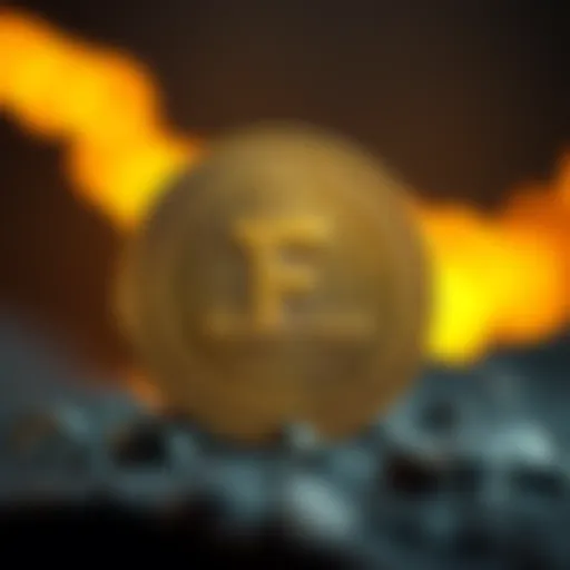 Floki Coin digital representation