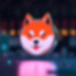 An artistic representation of the Shiba Inu token symbol